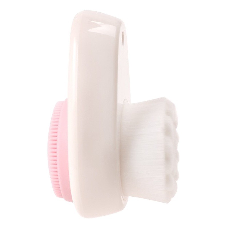 Manual de masaje suave para el cabello cepillo facial de silicona limpiador facial cepillo de limpieza profunda facial mini cepillo de limpieza facial entrega de una pieza