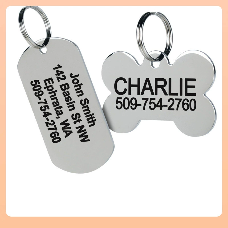 ✅Amazon трансграничный военный знак из нержавеющей стали против потери