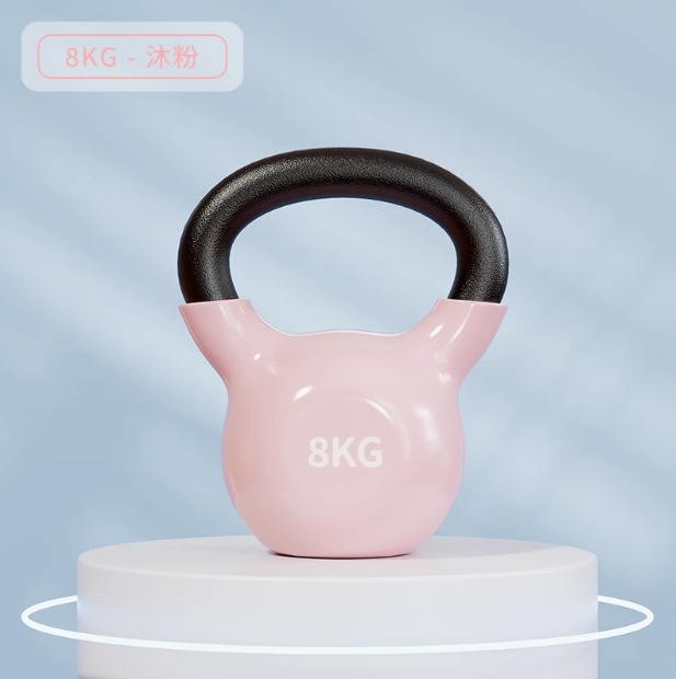 Pot de hierro fundido sólido profesional damas de acondicionamiento físico doméstico pequeño volumen de 6 kg de inmersión de plástico pot de moldeo de tipo duro