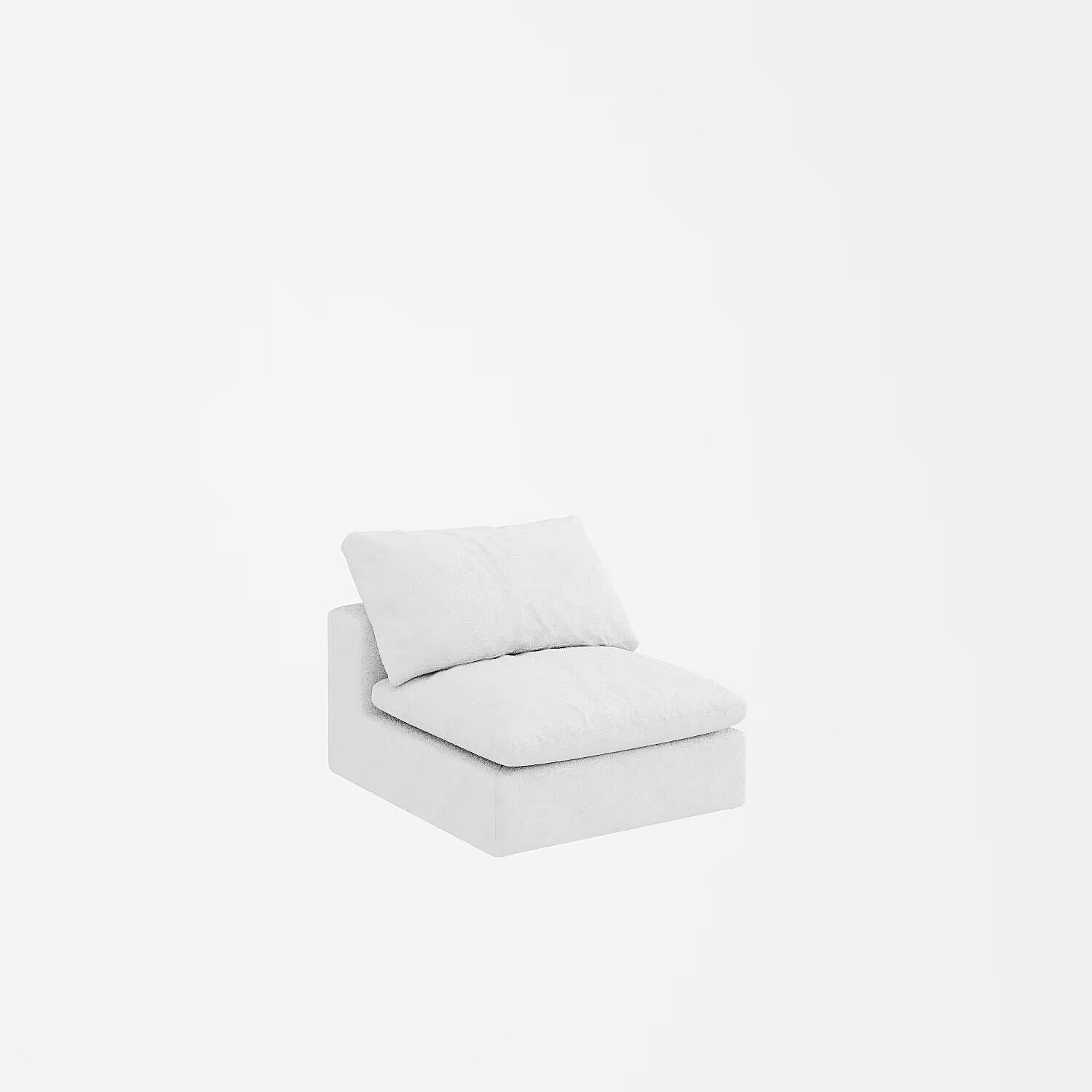 Sofá de compresión de vacío moderno de sala de estar de nube de tela de arena de crema, sofá de viento silencioso