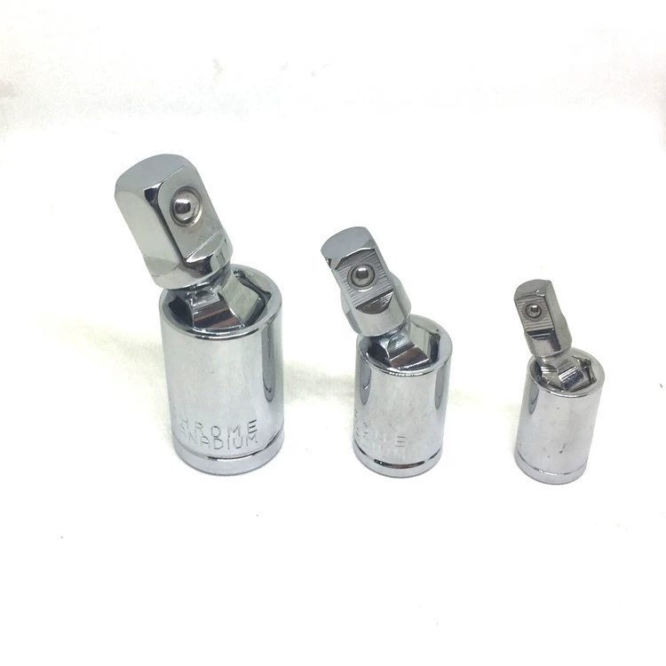 Factory direct 360 degree rotating universal joint 02 adapter, large, medium and small flying socket wrench chrome vanadium