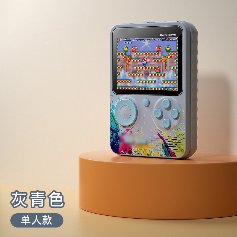 携帯ゲーム機 クラシック 500-in-1 シングル 子供時代 ノスタルジック スーパーマリオ 大画面 充電 ミニ ポータブル|undefined