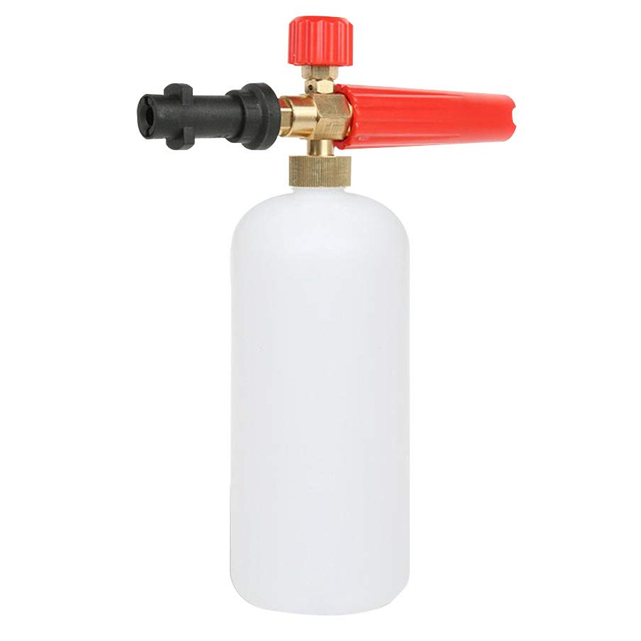 跨境高压洗车机泡沫壶雪花家用水枪头套装扇形快插洗车泡沫喷壶