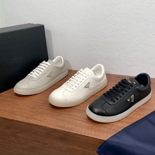 P家 外贸男鞋真皮鹿皮系带厚底Lane荔枝纹柔软舒适系带休闲板鞋