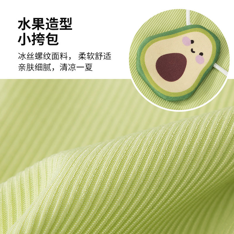 Cool hielo seda aguacate Satchel perro chaleco mascota primavera y verano fino pequeño perro primavera ropa gato mascotas ropa