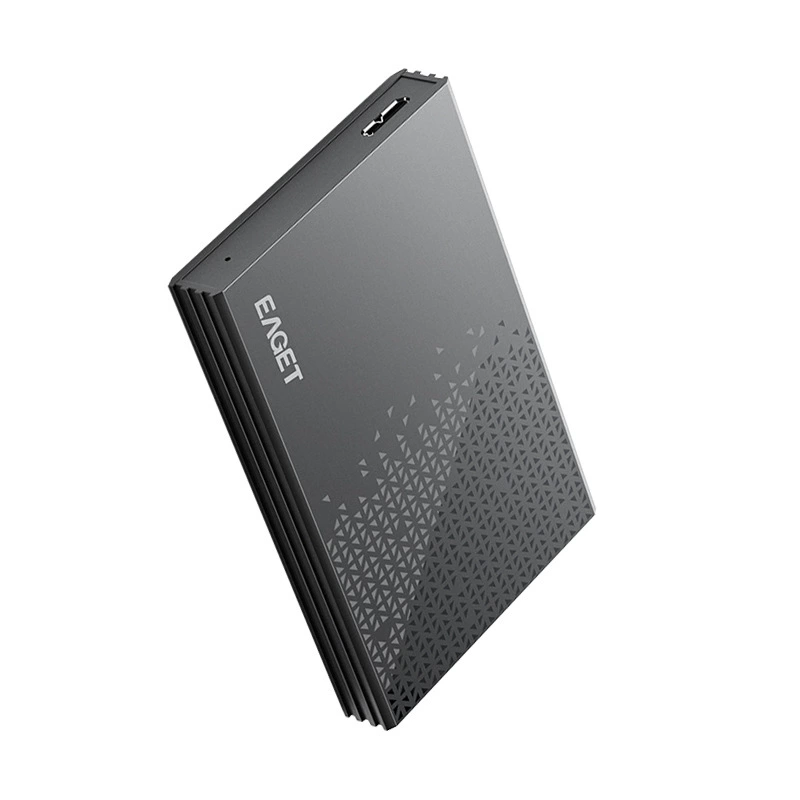 EAGET (忆捷) мобильный диск USB 3.0 G302 2.5" для резервного копирования данных, высокоскоростной, ударопрочный, чёрный