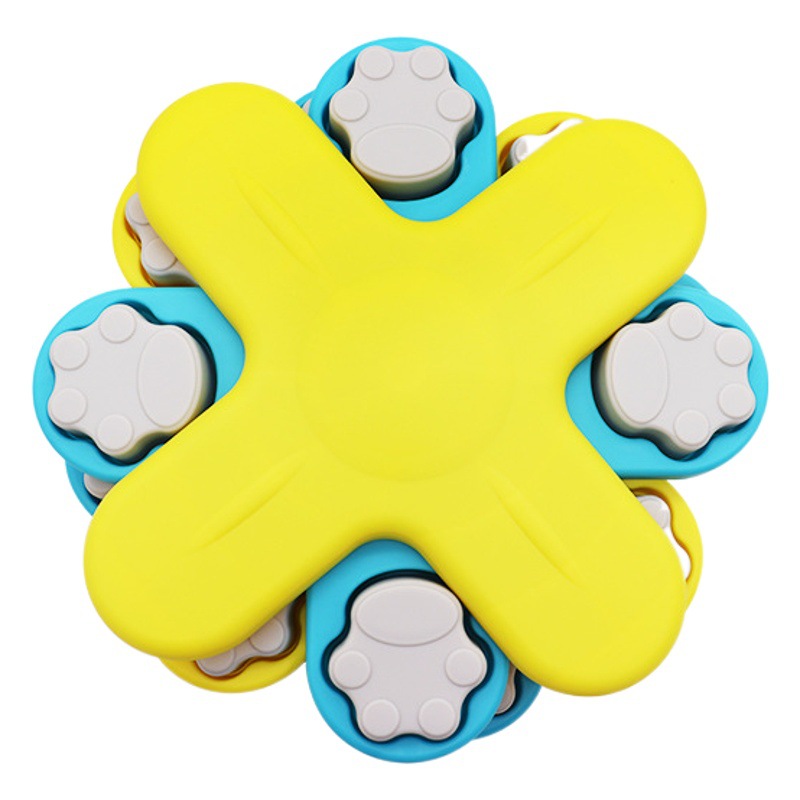 Juguetes transfronterizos para perros para el autoentretenimiento y alivio del aburrimiento, plato dispensador de golosinas para entrenamiento de perros, juguetes de inteligencia para mascotas, juguetes masticables duraderos para cachorros.