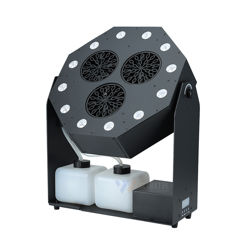Actuación escénica tormenta máquina de burbujas actuación de boda máquina de efectos especiales LED evento al aire libre concierto máquina de burbujas comercial