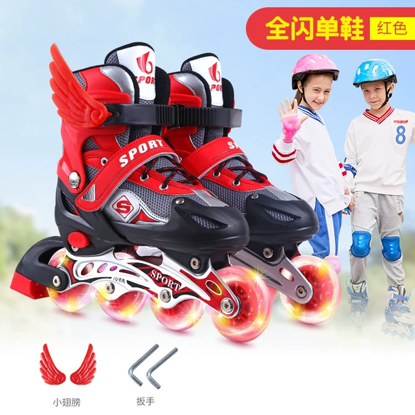 Red full-flash shoes₲