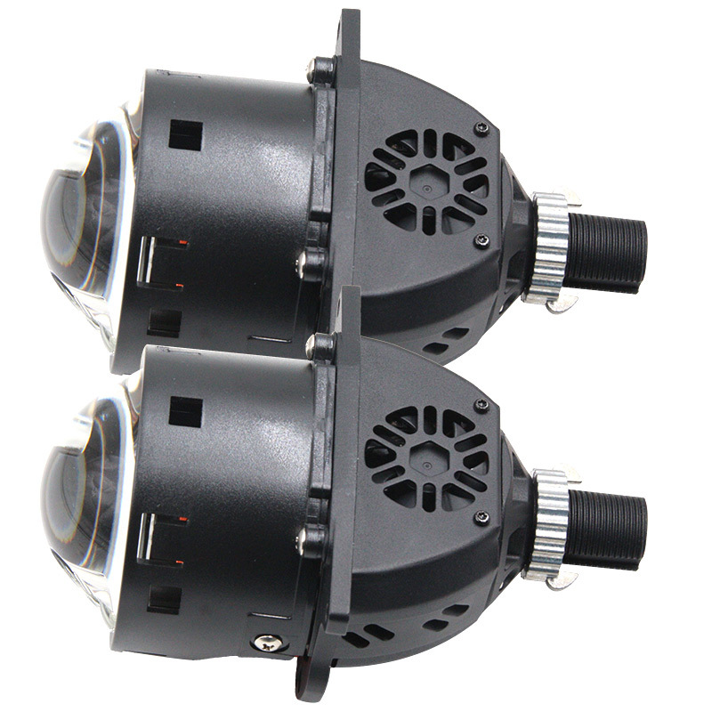 Nuevo producto 2025: Lente láser de haz dual directo BS01 de 2.5 pulgadas, lente inteligente LED ultrabrillante con enfoque sin pérdidas, universal