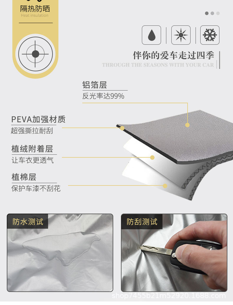 [Fully Automatic Smart Car Cover] Car Cover with Retractable Sunshade, Universal Full Cover for Sun Protection, Rain Protection, Heat Insulation, and Solar Protection