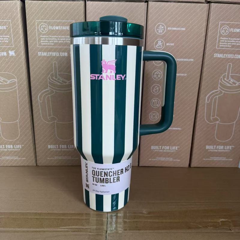 跨境亚马逊史丹利保温杯stanley2代40OZ大容量冰霸不锈钢车载吸管|undefined