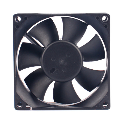Factory direct supply 8025 cooling fan DC5V12V24V chassis power supply silent 8CM heater industrial fan