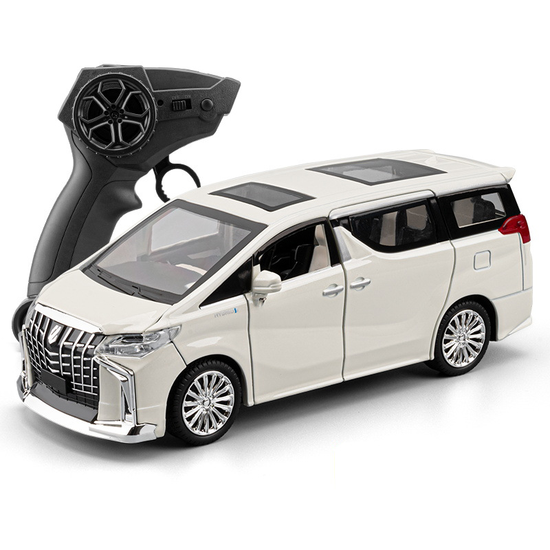 Auténtico autorizado 1: 24 modelo de automóvil de aleación Toyota Alfa control remoto dirección sonora y luz sonido regalo de Año Nuevo para niños