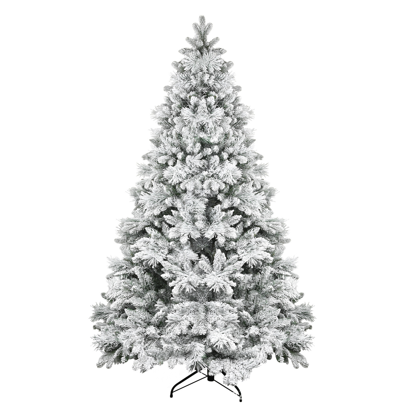 2.1Árbol de Navidad de arroz árbol de pino de PVC árbol de nieve blanco paisaje de nieve criptografado árbol flocado decoración de atmósfera del centro comercial