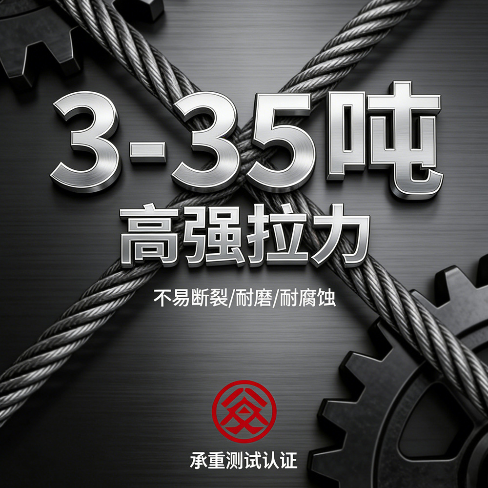 汽车加粗拉车绳涤纶捆绑带越野车货车牵引绳应急救援绳揽旗拖车绳