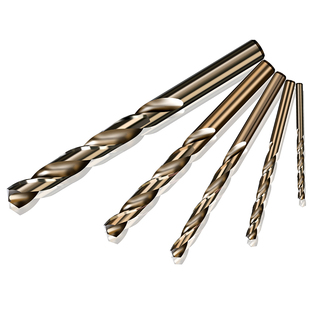 ✅ ✅ Cobalt-Containing Twist Drill Bit Stainless Steel Plate Punching Drill Flower Iron Alloy High Hardness Straight Handle Turner Large