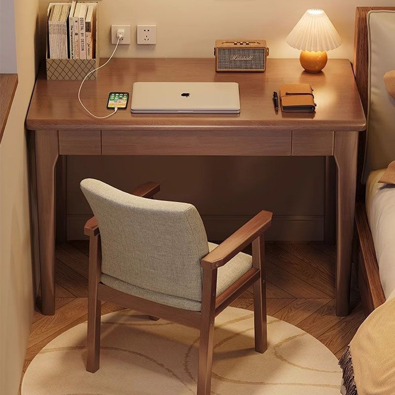 All-Solid Wood Desk for Home Use, Simple Office Desk for Bedroom, Computer Desk for Small Apartments, Student Study Desk, Writing Desk