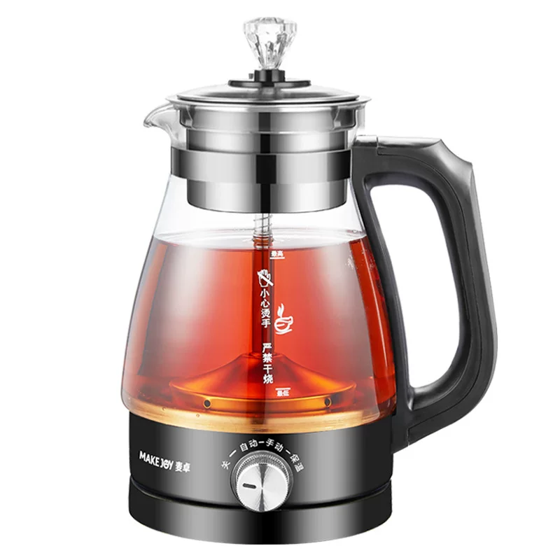 Teapot, glass red (black) tea, thermos, fully automatic