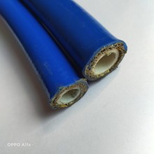 廠家DN10鋼絲編織高壓油管總成壓力可達40mpa液壓耐油管噴塗軟管