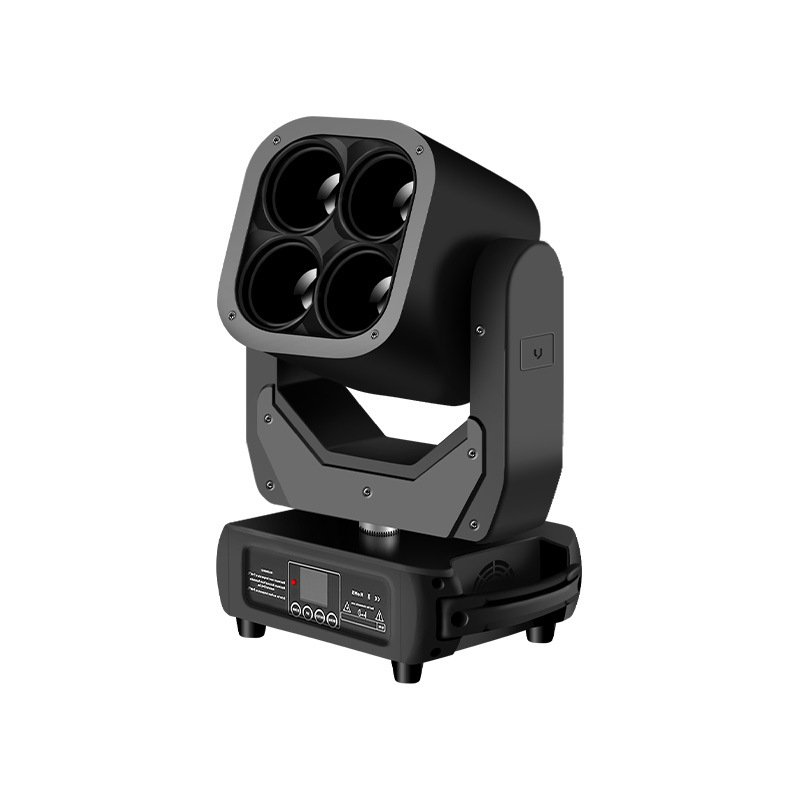 Fabricante de suministro de luces de escenario 4 60W LED interior foco lámpara de cabezal de agitación de boda equipo de efecto de iluminación de bar