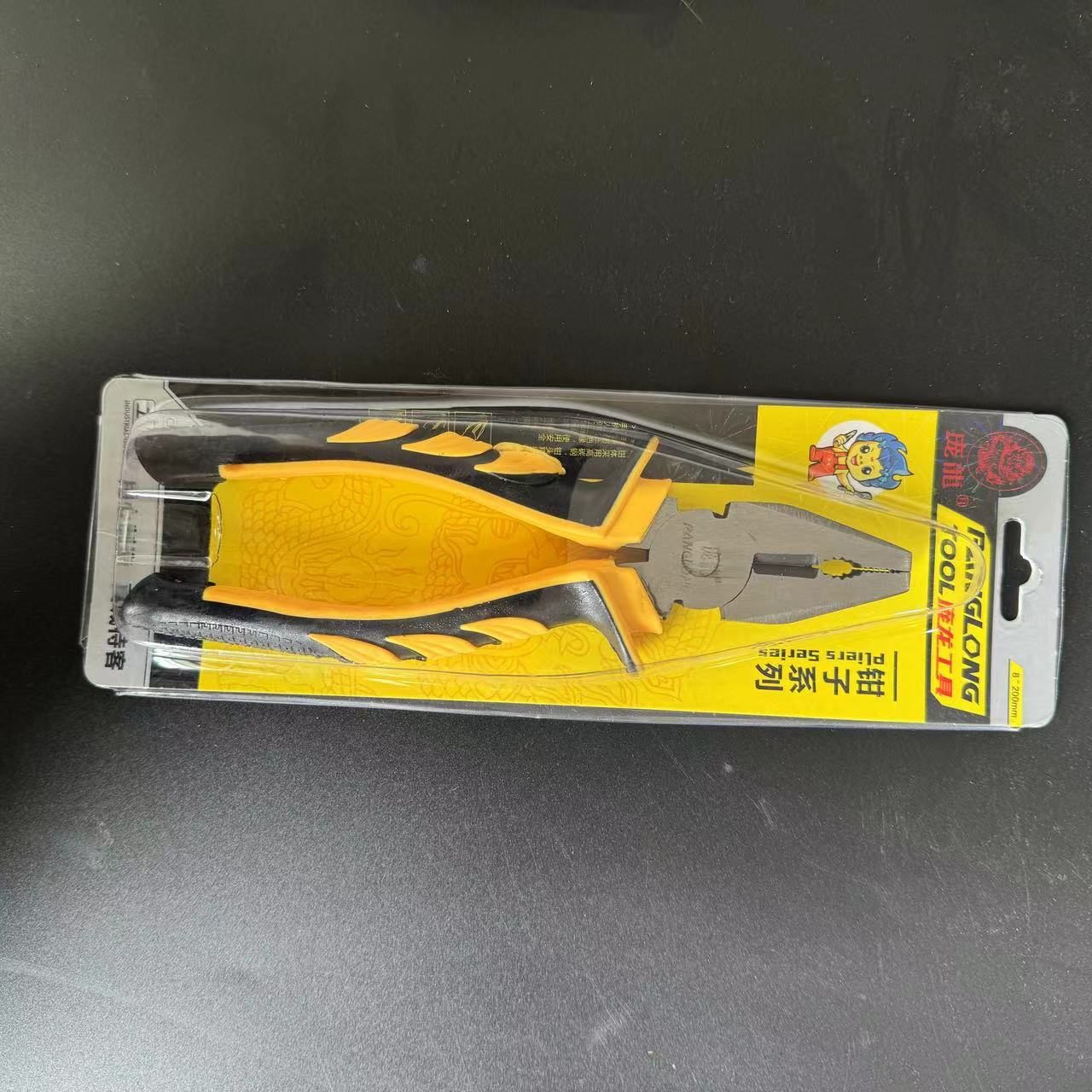 Fabricante 8 acero Geely manejar mango a rayas alicates de alambre Alicates de punta afilada Alicates de punta diagonal alicates de tigre herramientas de hardware