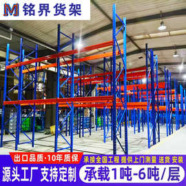定制仓库仓储货架工厂跨境物流储物横梁可拆卸免焊接多层重型货架