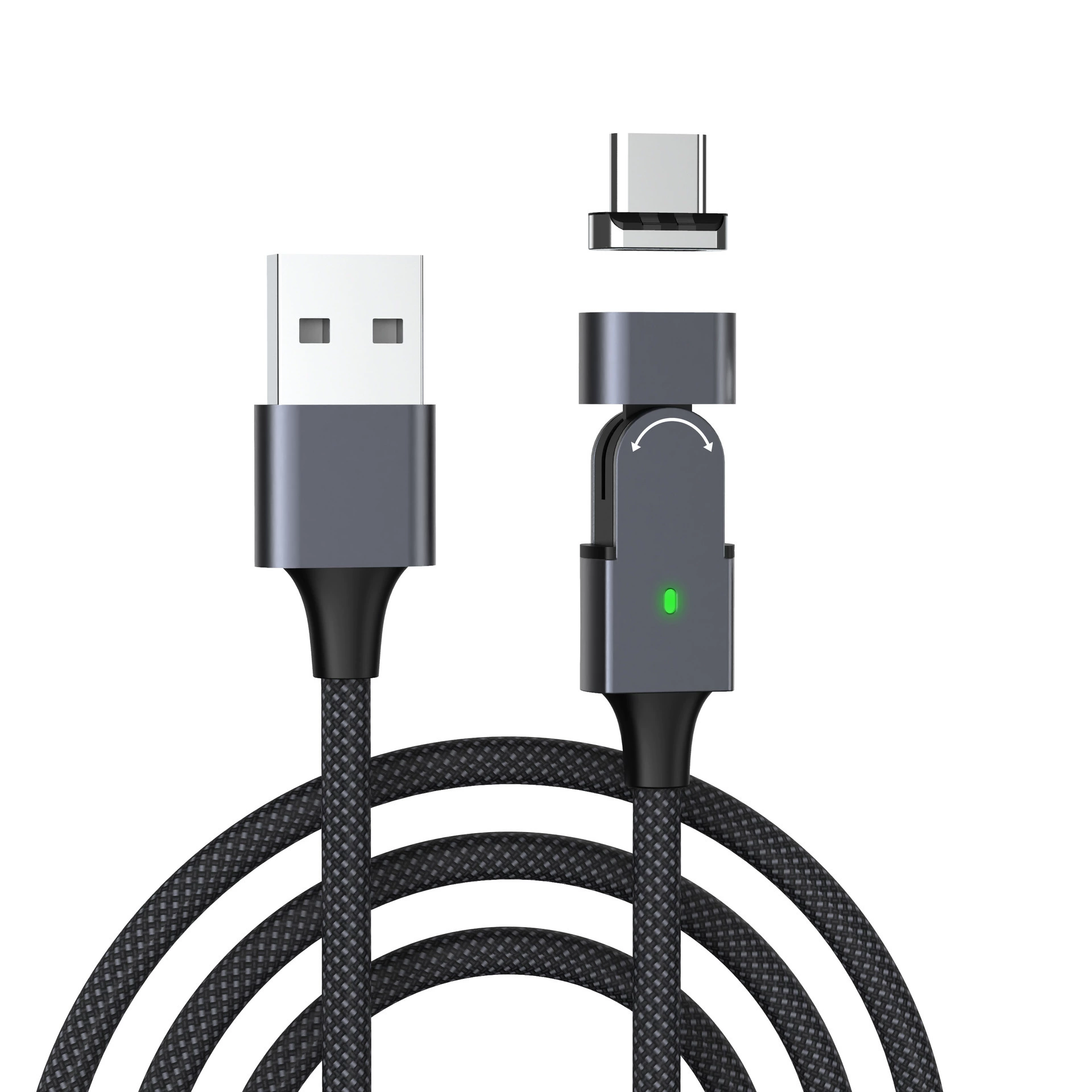 Кабель совместимый с Huawei и Apple, поворотный разъем, для ноутбука, 180°, 100W/30W