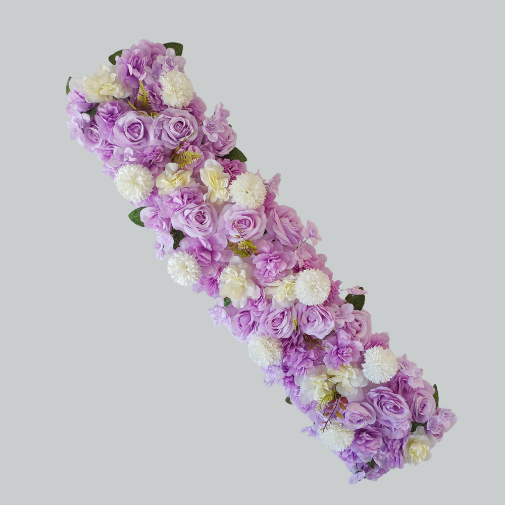 1m hilera de flores artificial hilera de suelo hilera de flores decorativa hilera de flores arco de boda flores decorativas hilera de flores largas hilera de rosas de boda