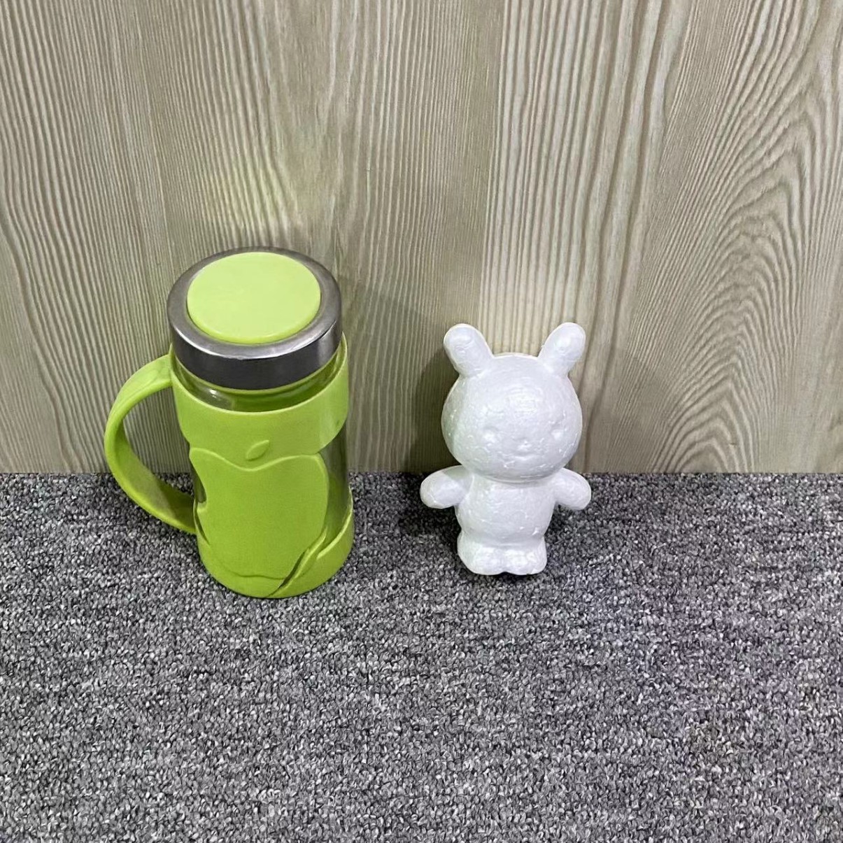 Oso Rosa molde oso modelo embrión blanco Qixi Día de San Valentín EPS Poli Dragón blanco espuma oso Clavel