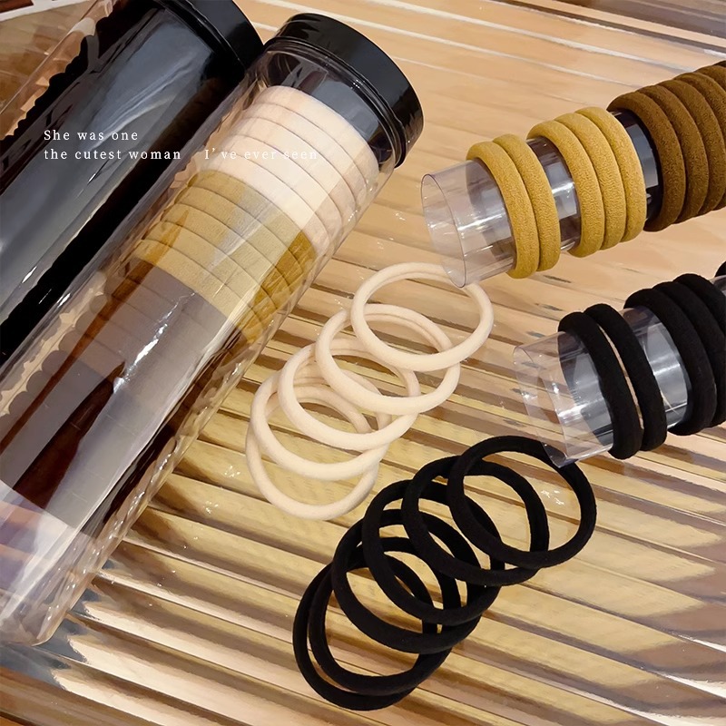 Primavera de alta elasticidad para el cabello mujeres corda de cabello duradera corda de cabello coreana banda de goma de cabello de alto nivel