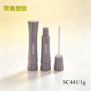 定制新品1g小容量唇彩管空管 塑料彩妆唇釉管包材批发