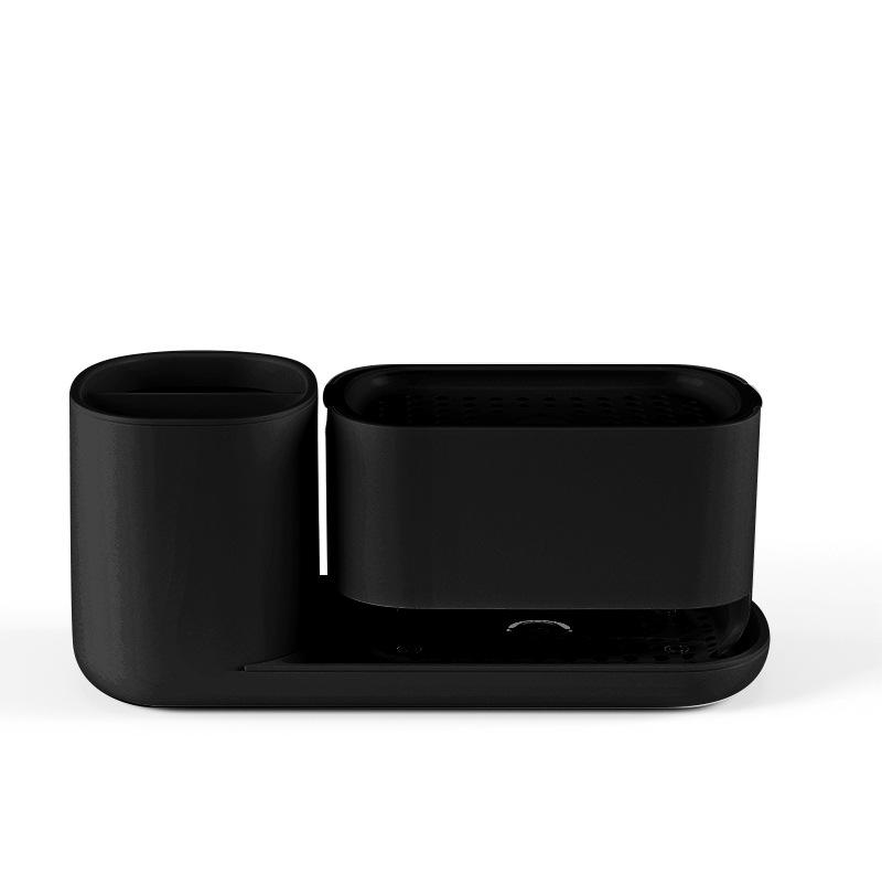 Cocina encimera detergente líquido caja de lavado de manos desinfectante de manos caja de líquido prensa dispensador de jabón cocina rack de almacenamiento