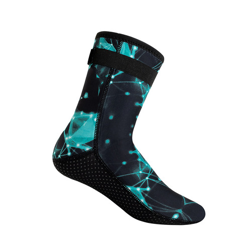 3/5MM Camouflage Diving Socks Men's Swimming Warm Anti-Slip Wear-Resistant Snorkeling Socks Waterproof Material Long Tube Beach Socks 