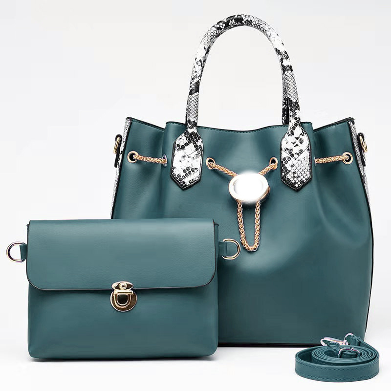 Women's Handbag Set Versatile Crocodile Pattern Bag For Ladies_voghion.com