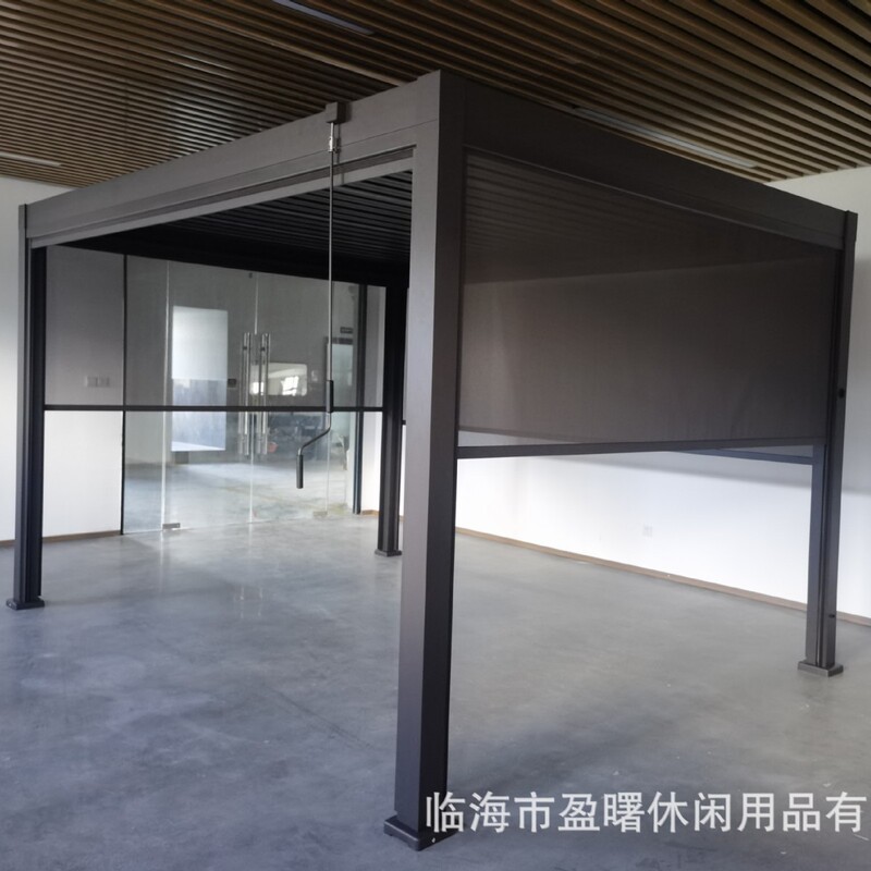 Outdoor Pavilion Aluminum Alloy Electric Shed Starry Sky Shed Courtyard House Awning Garden Pergola Villa