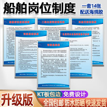 船舶制度制度牌上墙船长职责大副机工水手长厨师管轮轮机长大船检