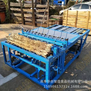 多功能电动草帘机稻草牧草自动进料编织机厚薄可调草毡子机