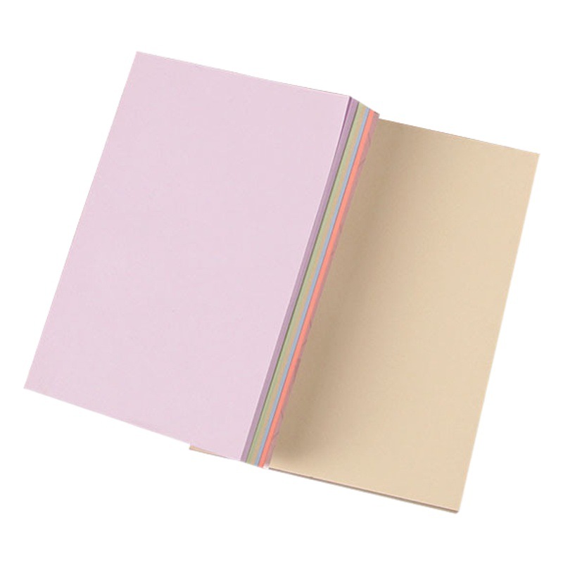 Morandi color nota adhesiva color estudiante papelería mensaje nota Oficina puede pegar mano lágrima papel de nota al por mayor