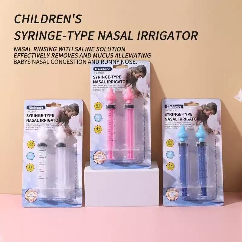 Pull-Out Type Baby Nasal Aspirator, Manual Negative Pressure Device for Newborns to Clean Nasal Mucus and Nasal Discharge, Clear Nasal Congestion, and Wash the Nose, New Model