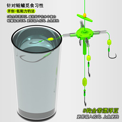 New type flipping hook, explosive hook, largemouth bass and musky hook, anti-tangle disc hook, bean cake sandwich hook, anti-sticking bran cake version hook, wholesale