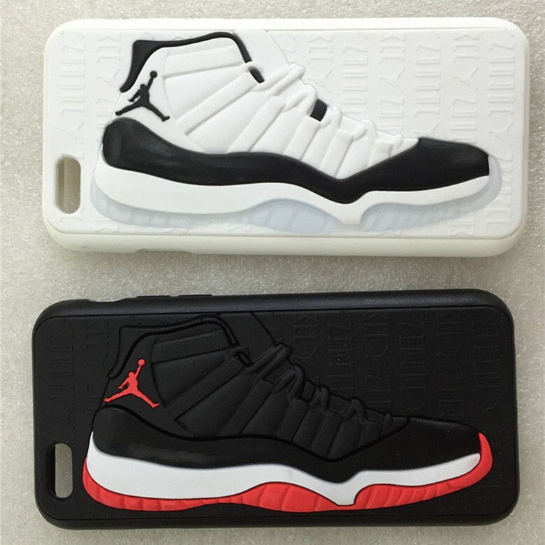 Trendy 3D Silicone Jordan Phone Case Suitable for Apple 16 iPhone 17 Pro Samsung Cartoon Animation