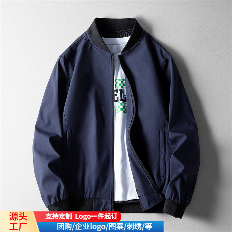 대외 무역 재고 남성 자켓 봄과 가을 국경 캐주얼 남성 비행가 지퍼 재킷 도매