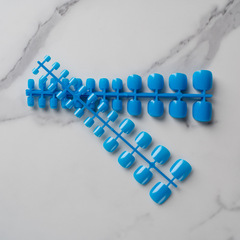 批發純色腳指甲美甲貼片成品夏季顯白腳指甲多款亮面腳甲可穿戴式