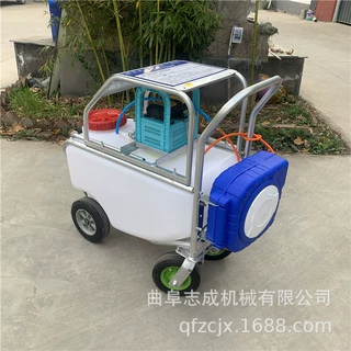 养殖场消毒推车打药机自动卷管高压喷雾机小区园林消杀喷雾器