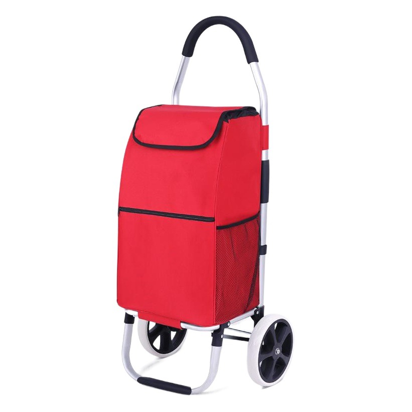 Artesanal carrito de compras carro pequeño carro plegable portátil hogar carro remolque para los ancianos