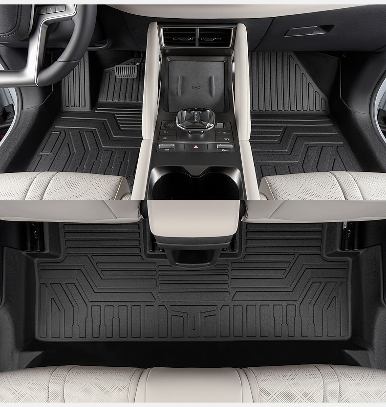 Special TPE car floor mats for BYD Yuan UP, full coverage, waterproof, interior modification accessories