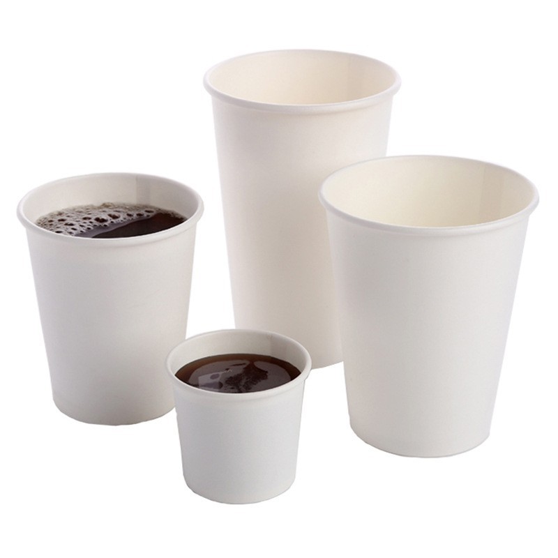 Amigo del medio ambiente desechable almidón de maíz degradable PLA taza de papel café taza de bebida taza de publicidad taza de papel personalizada