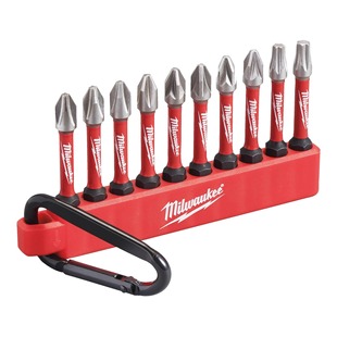 Milwaukee 4932492939-Shockwave Shock Wave Bit Lock Set 10 Pieces