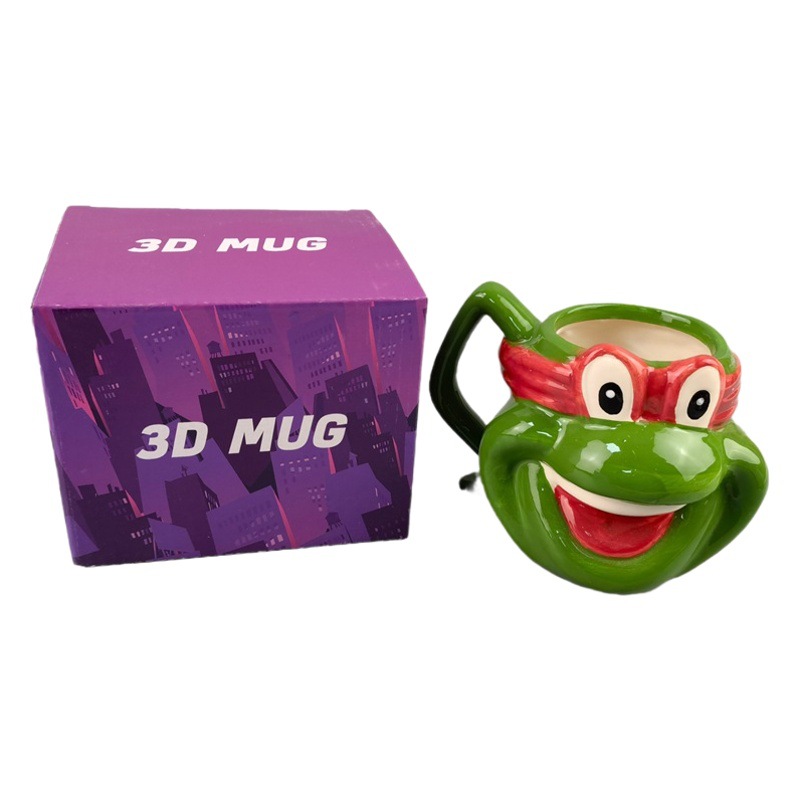 INS de alto aspecto taza de la mufla melón Taza de cerámica mirando divertido regalo de cumpleaños en línea pareja de celebridades taza de agua